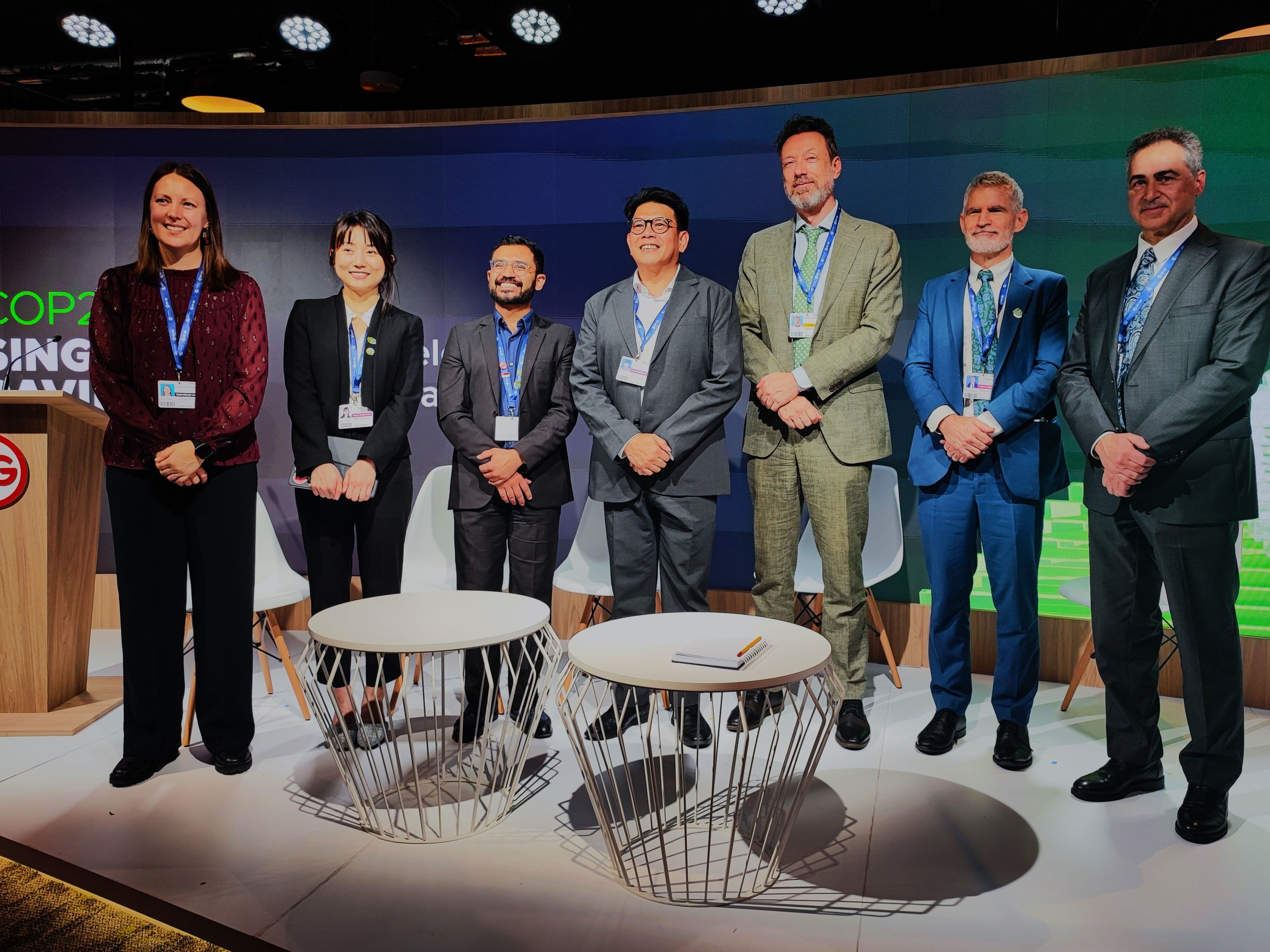 The panelists at our event powered by the Singapore Pavilion.