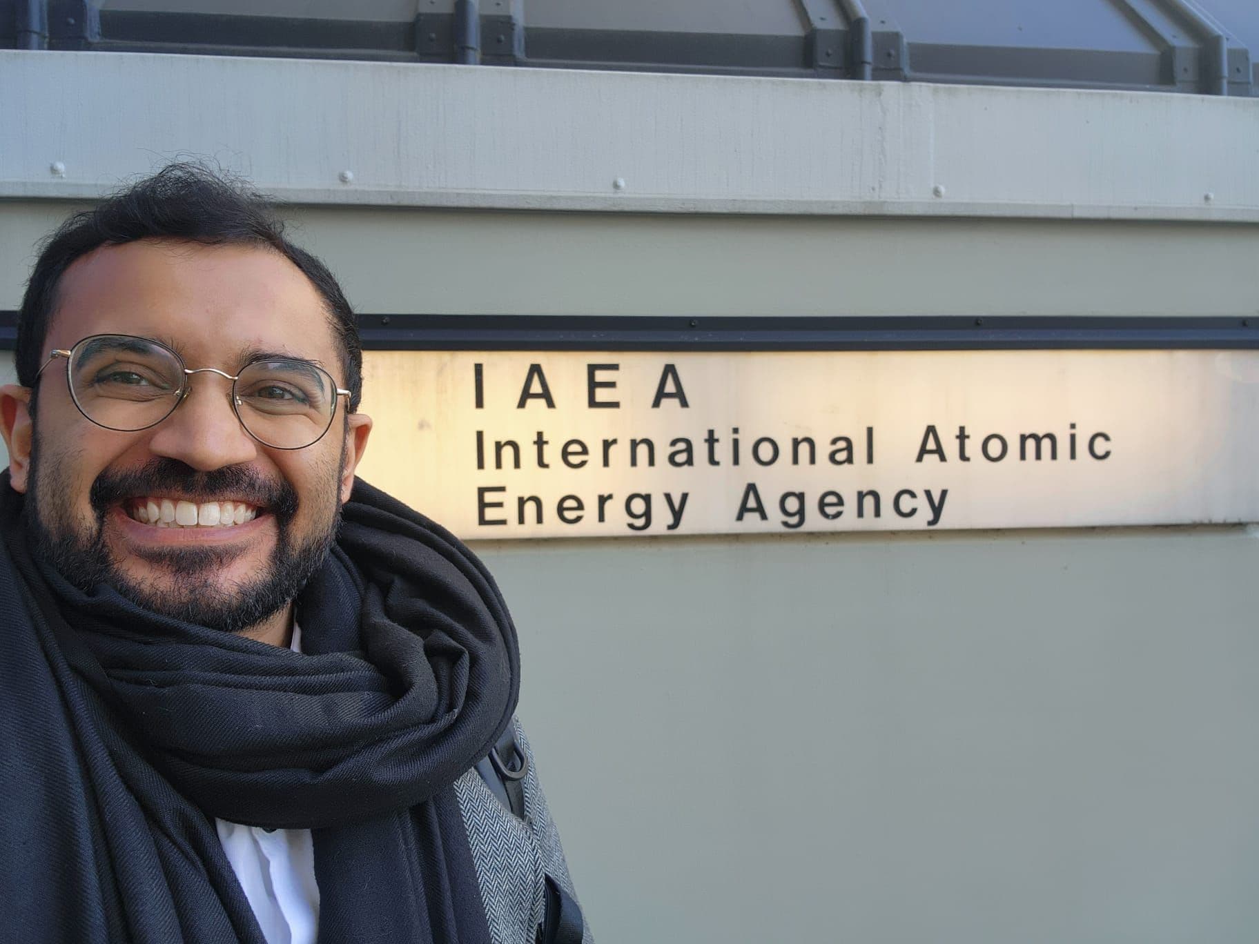 Dr. Aniq Ahsan, our CEO, at the International Atomic Energy Agency (IAEA) headquarters in Vienna