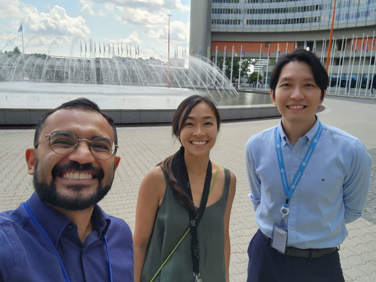 Delegates to the IAEA advocacy discussion.