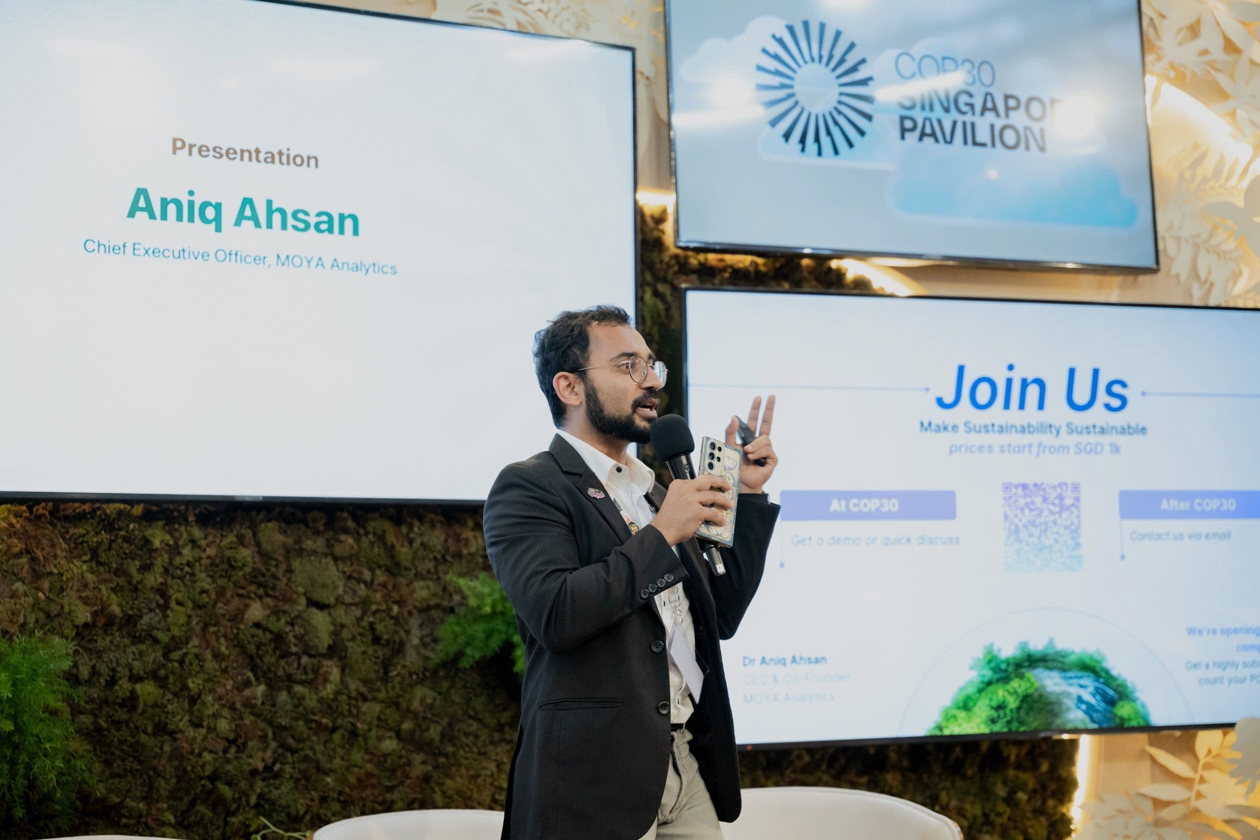 Our CEO, Aniq Ahsan presenting the Cascade announcements